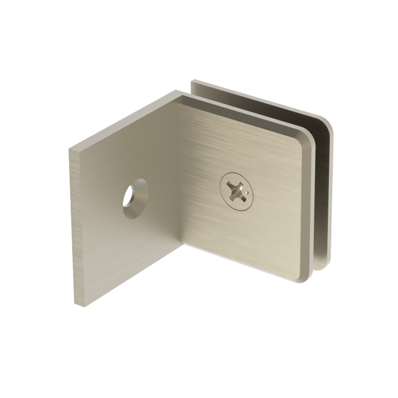 [BEVC039] GGH Shower Clamp - Beveled - Wall Mount, Offset
