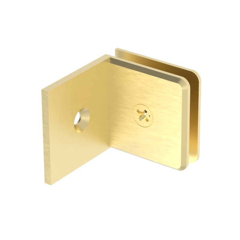 [BEVC039] GGH Shower Clamp - Beveled - Wall Mount, Offset