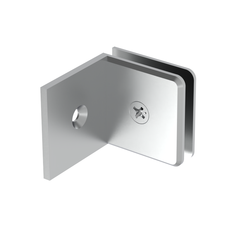 [BEVC039] GGH Shower Clamp - Beveled - Wall Mount, Offset