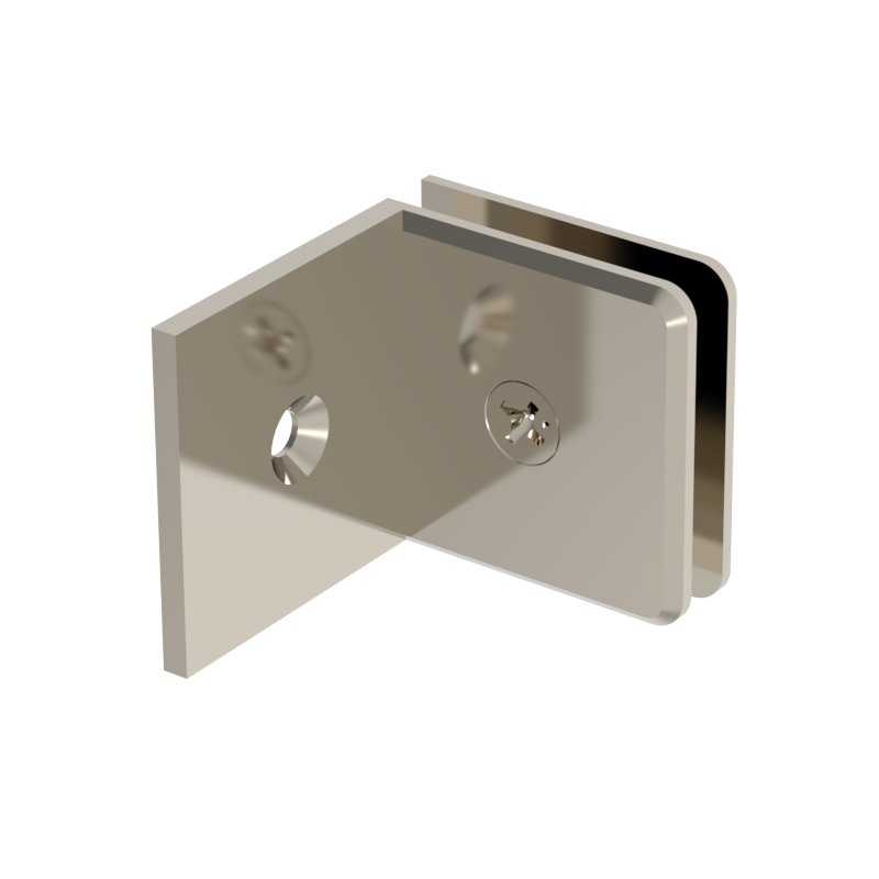 [BEVC039] GGH Shower Clamp - Beveled - Wall Mount, Offset
