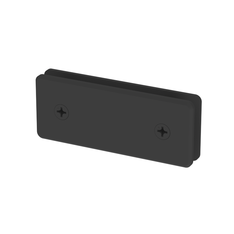 [BEVC180] GGH Shower Clamp - Beveled - Transom Glass To Glass (Large) - 180° Fixed