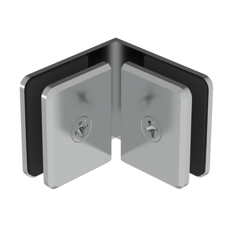 [BEVC90] GGH Shower Clamp - Beveled - 90° Glass to Glass
