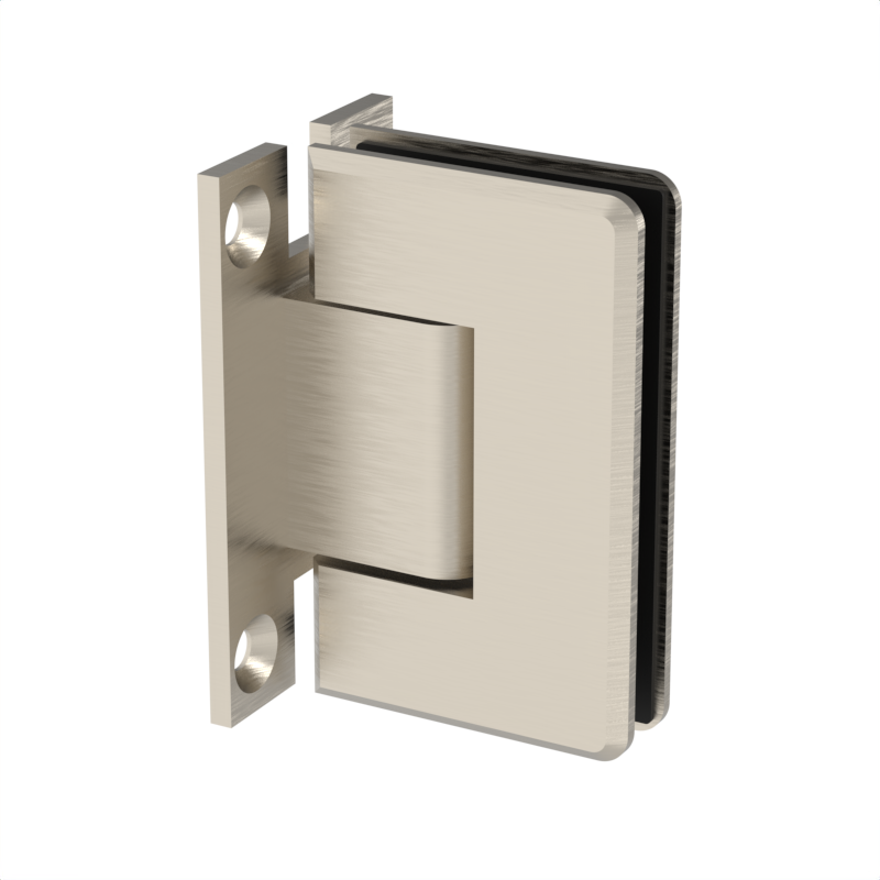 GGH Shower Hinge - Beveled Regular Duty - Wall Mount, H Back Plate