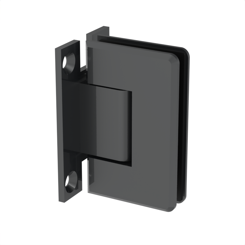 GGH Shower Hinge - Beveled Regular Duty - Wall Mount, H Back Plate
