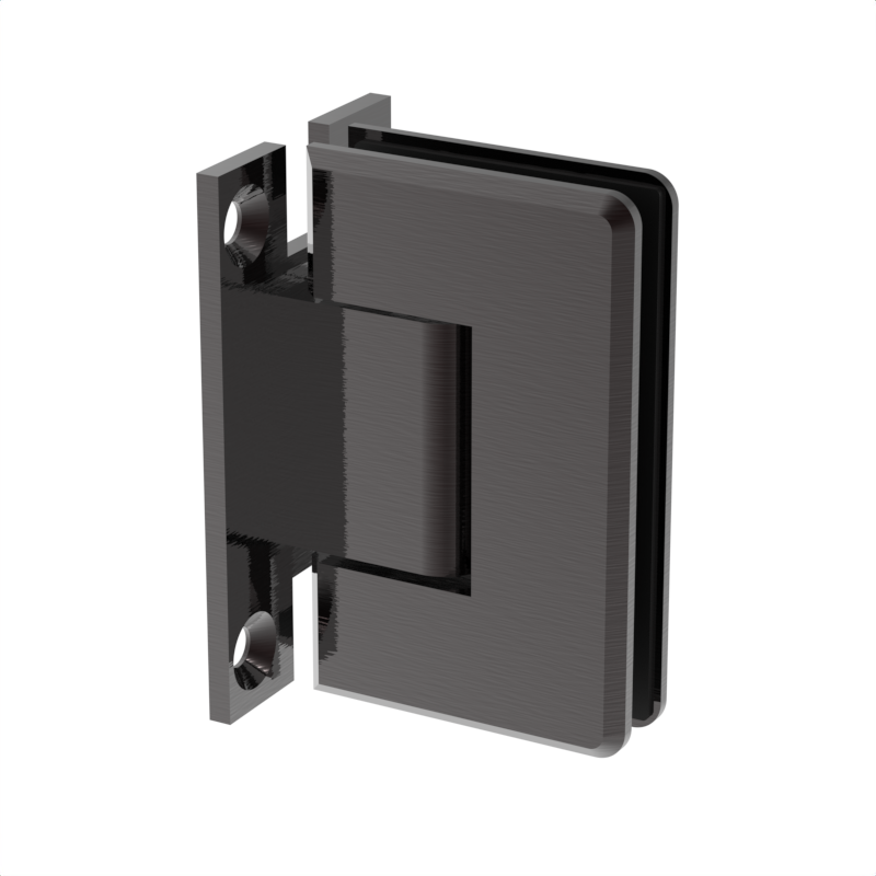 GGH Shower Hinge - Beveled Regular Duty - Wall Mount, H Back Plate