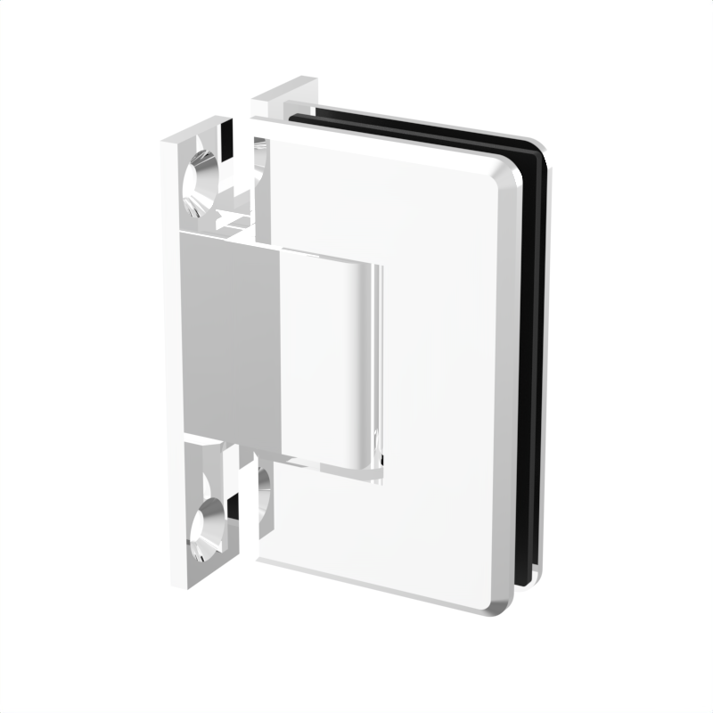 GGH Shower Hinge - Beveled Regular Duty - Wall Mount, H Back Plate