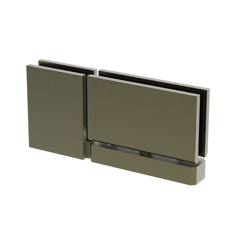 GGH Shower Pivot - Square Regular Duty - Top or Bottom with Attached U-Clamp Hinge