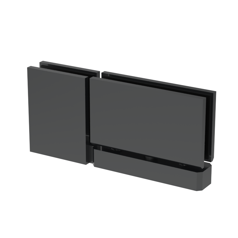 GGH Shower Pivot - Square Regular Duty - Top or Bottom with Attached U-Clamp Hinge