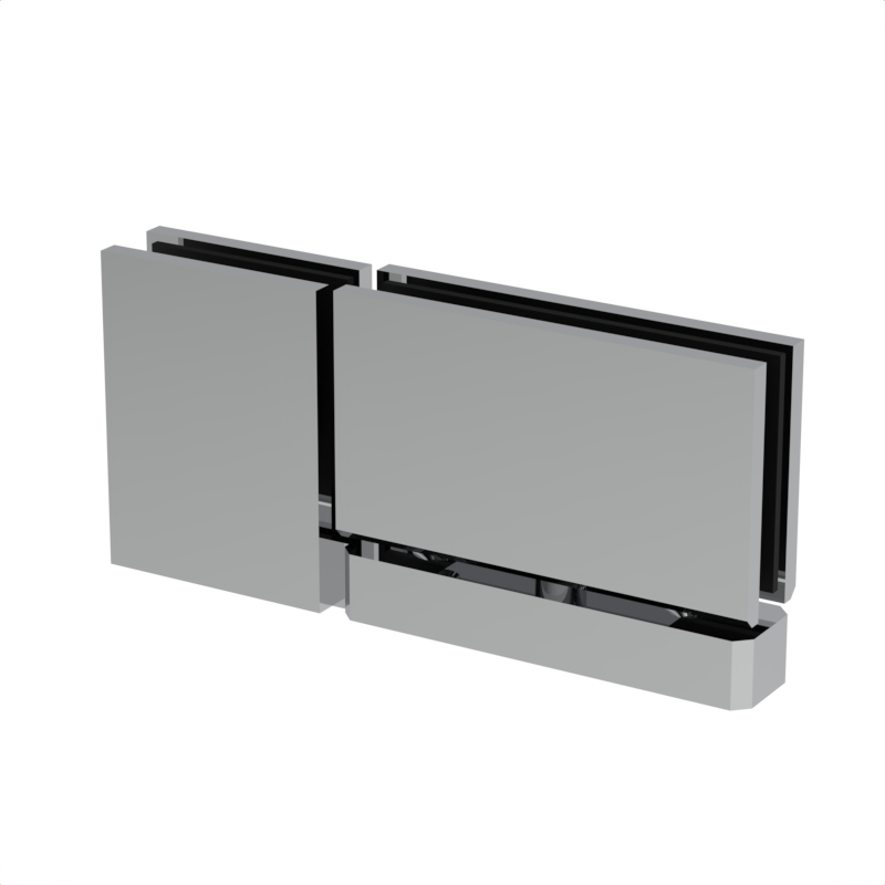 GGH Shower Pivot - Square Regular Duty - Top or Bottom with Attached U-Clamp Hinge