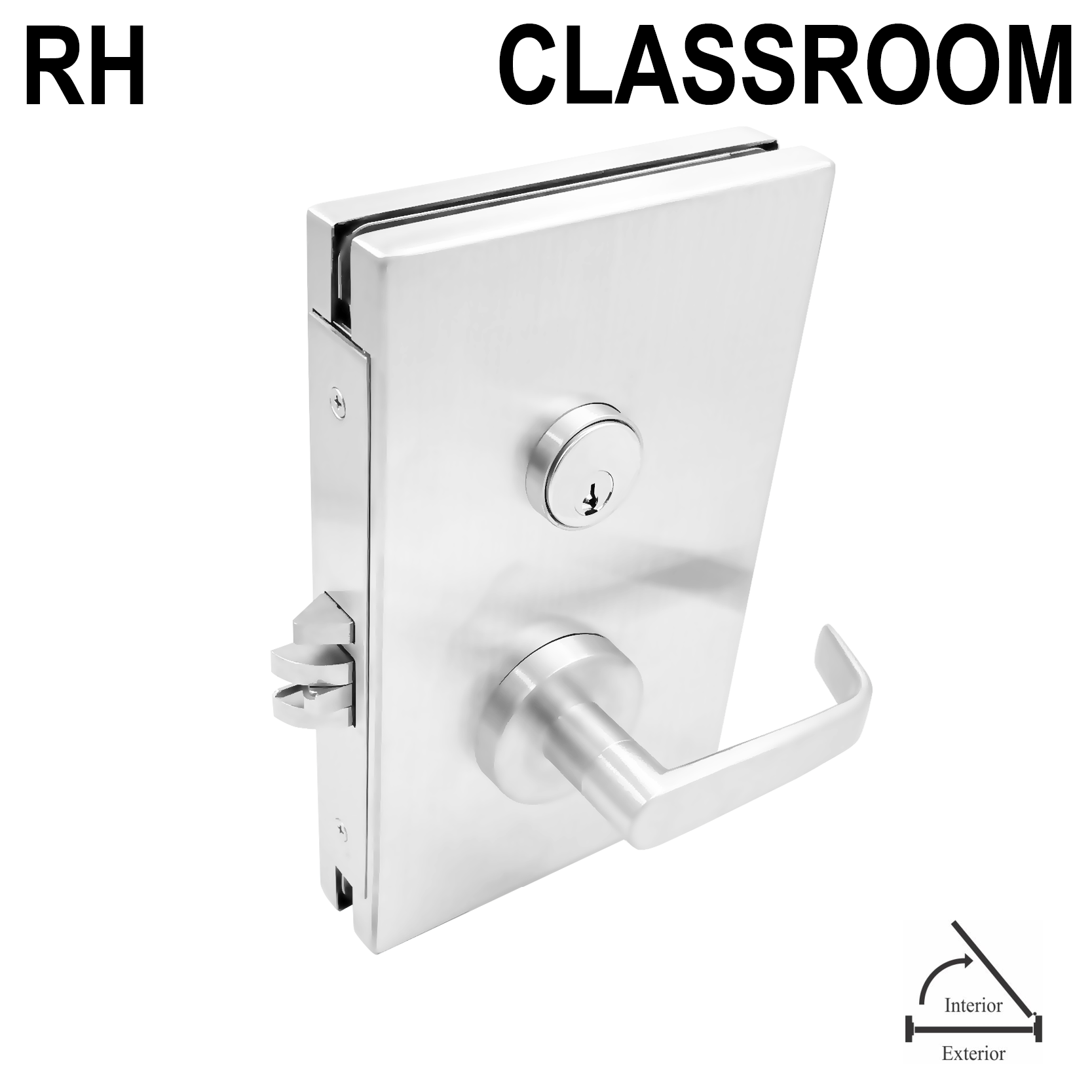 [GDLCCINR] GDL Series GGH Commercial Center Lock - Classroom Version - Inswing, Right Hand (RH)