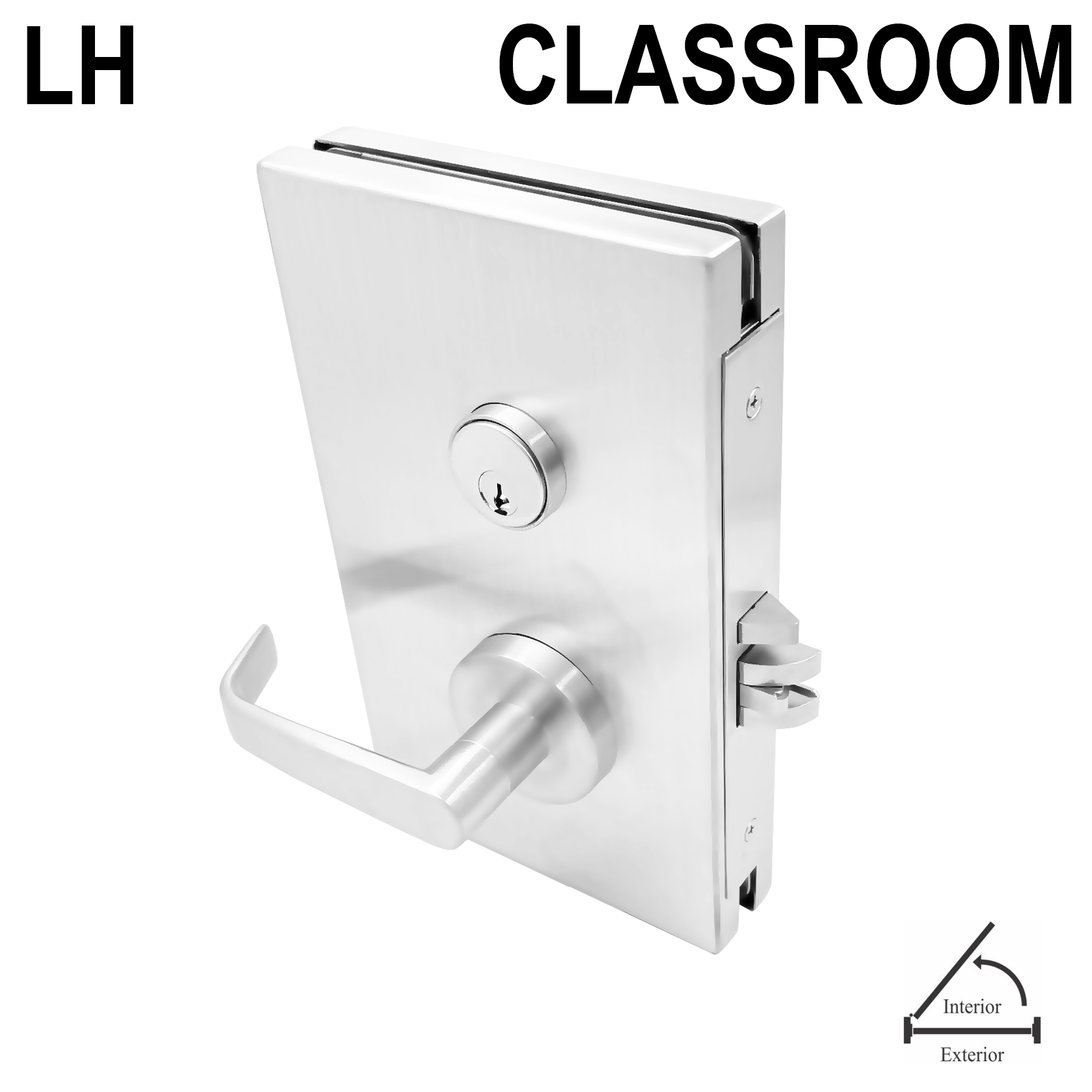 [GDLCCINL] GDL Series GGH Commercial Center Lock - Classroom Version - Inswing, Left Hand (LH)
