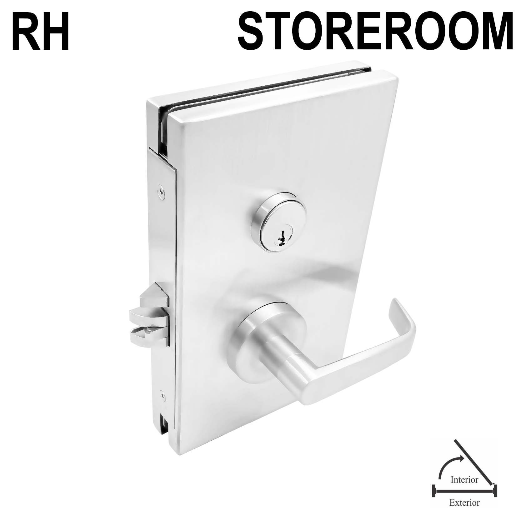 [GDLCSINR] GDL Series GGH Commercial Center Lock - Storeroom Version - Inswing, Right Hand (RH)