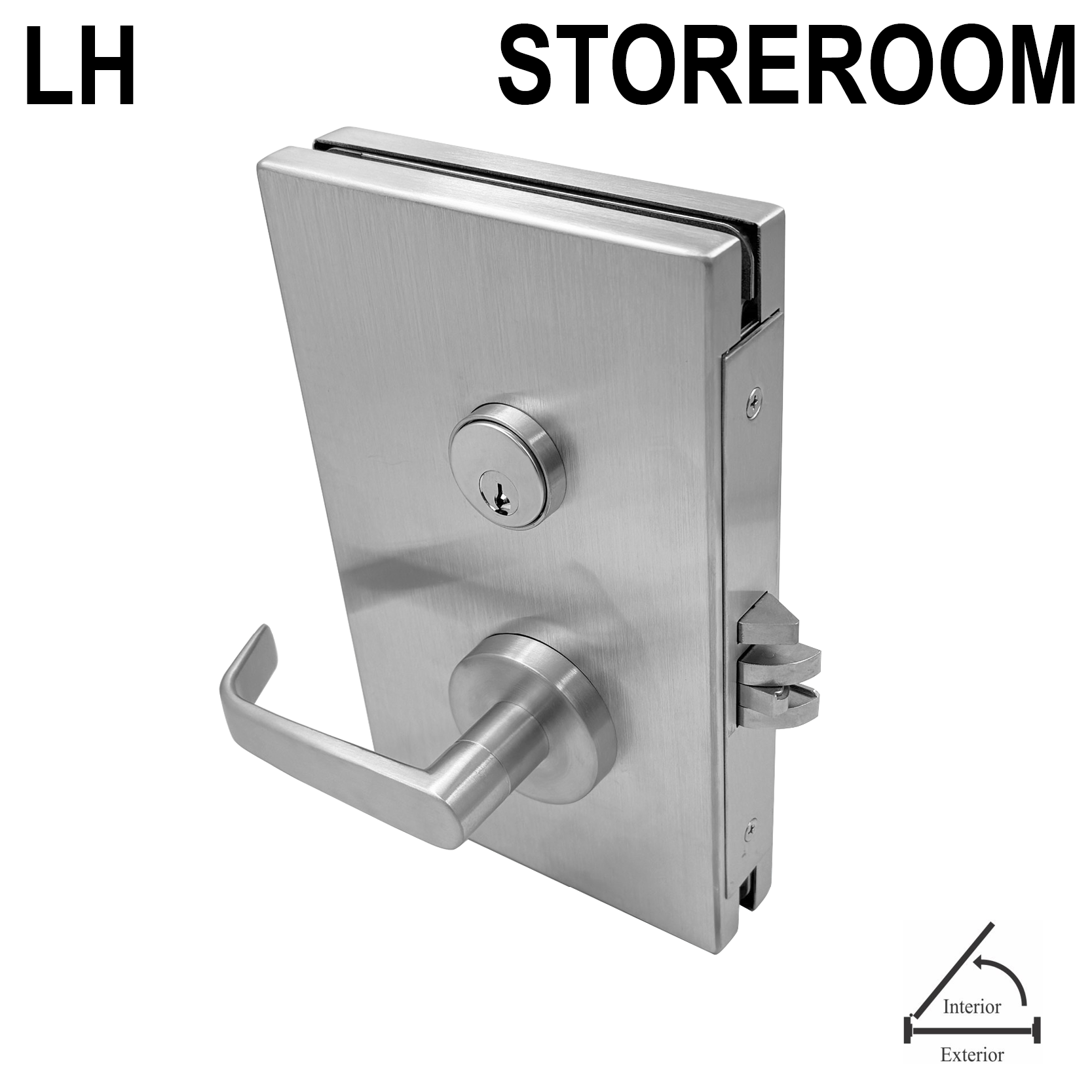 [GDLCSINL] GDL Series GGH Commercial Center Lock - Storeroom Version - Inswing, Left Hand (LH)