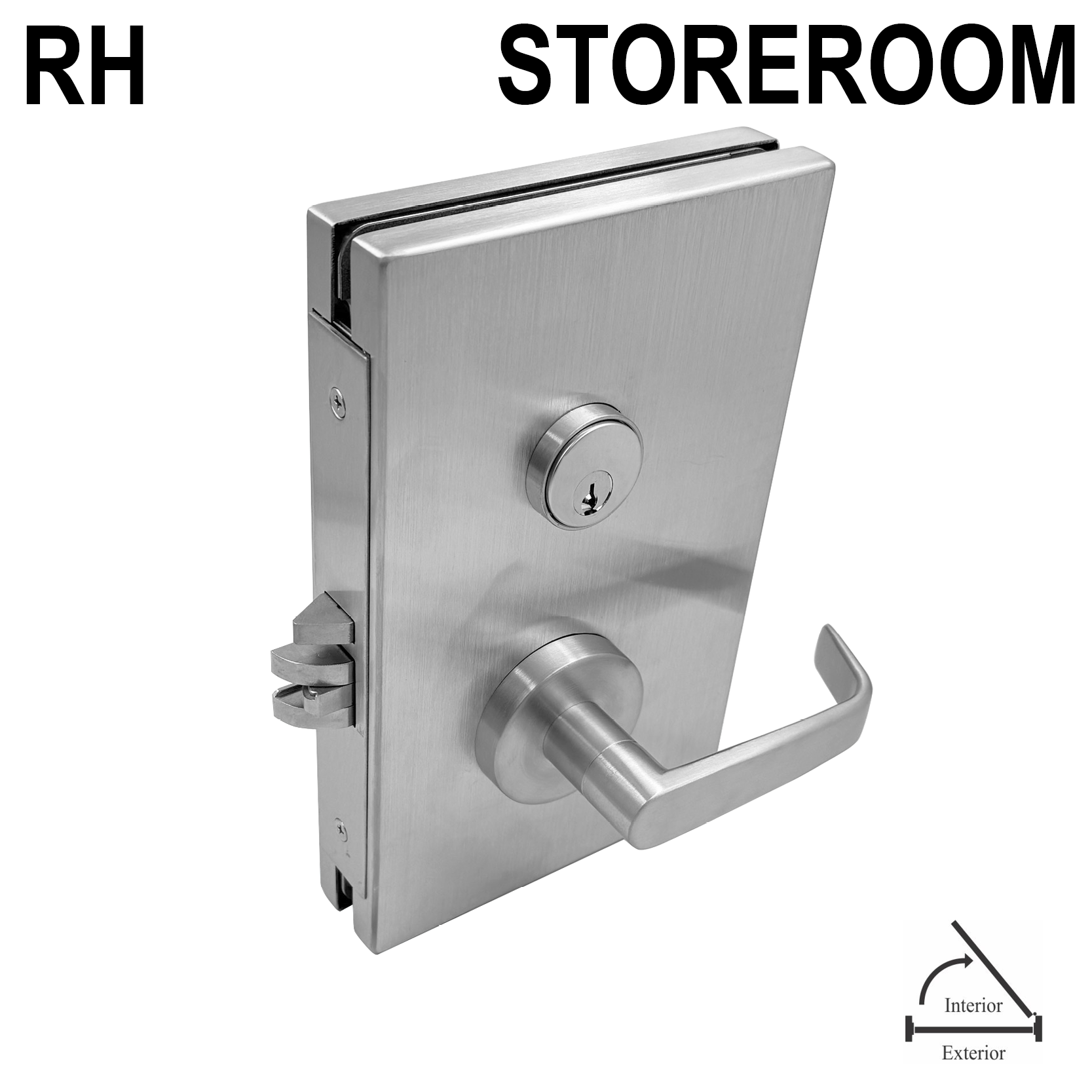 [GDLCSINR] GDL Series GGH Commercial Center Lock - Storeroom Version - Inswing, Right Hand (RH)