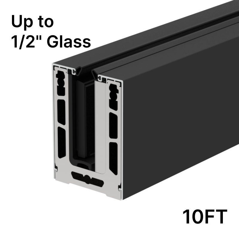 GGH Top Mount (120") - From 12mm (1/2") to 14.28mm (9/16") Glass