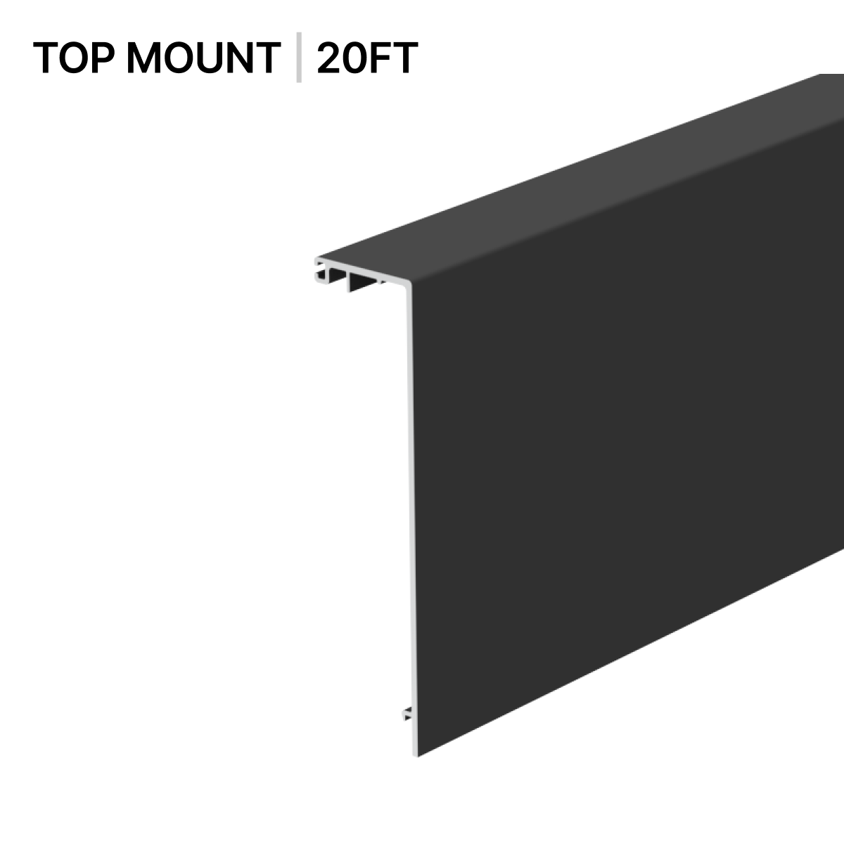 GGH Base Shoe Cladding - Top Mount - 240" (20ft)