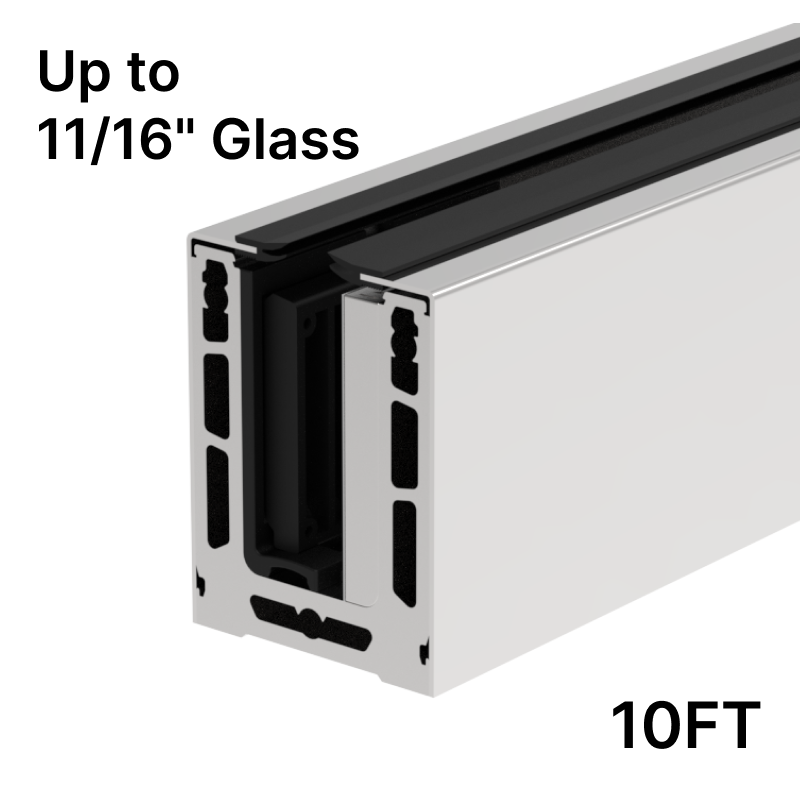 GGH Top Mount (120") - Up to 17.52mm (11/16") Glass