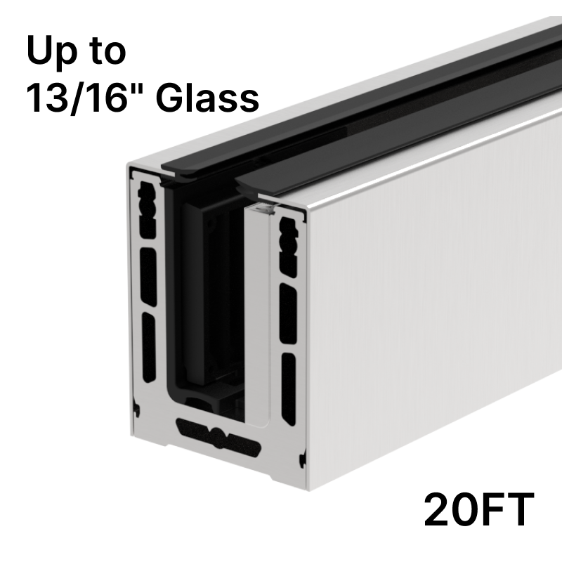 GGH Base Shoe - Top Mount (20FT) - Up to 21.52mm (13/16") Glass