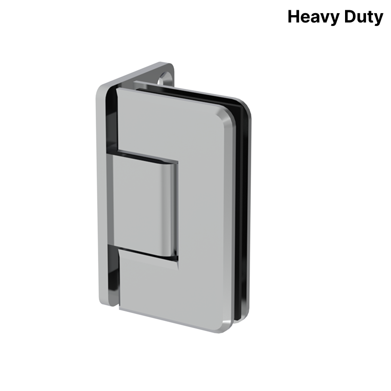 GGH Shower Hinge - Square Heavy Duty - Wall Mount, Offset Plate