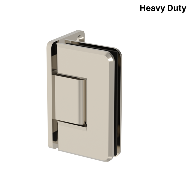 GGH Shower Hinge - Square Heavy Duty - Wall Mount, Offset Plate
