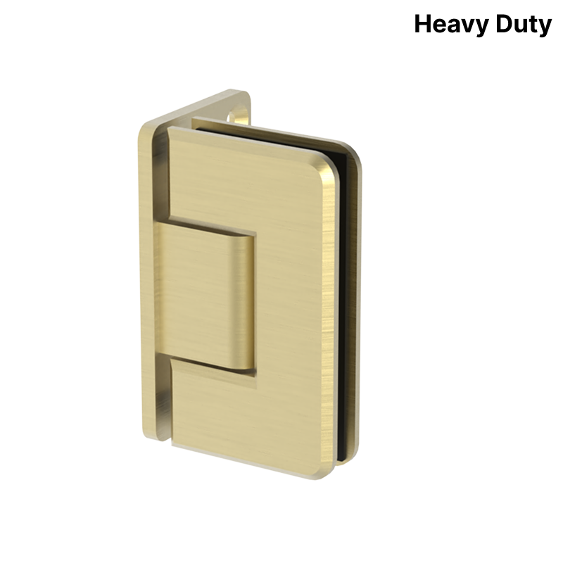 GGH Shower Hinge - Square Heavy Duty - Wall Mount, Offset Plate