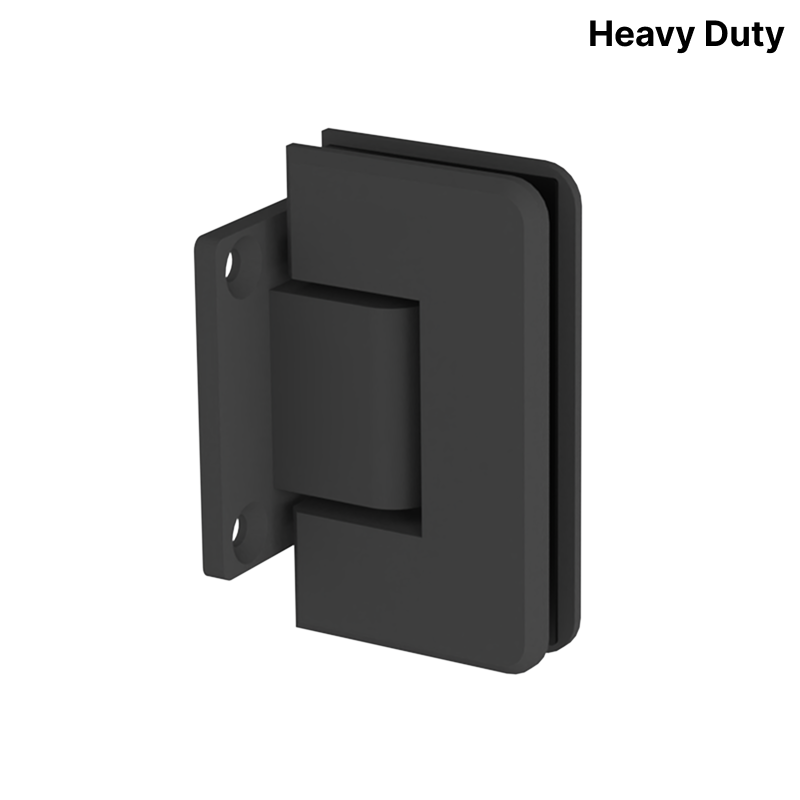 GGH Shower Hinge - Square Heavy Duty - Wall Mount, Short Back Plate