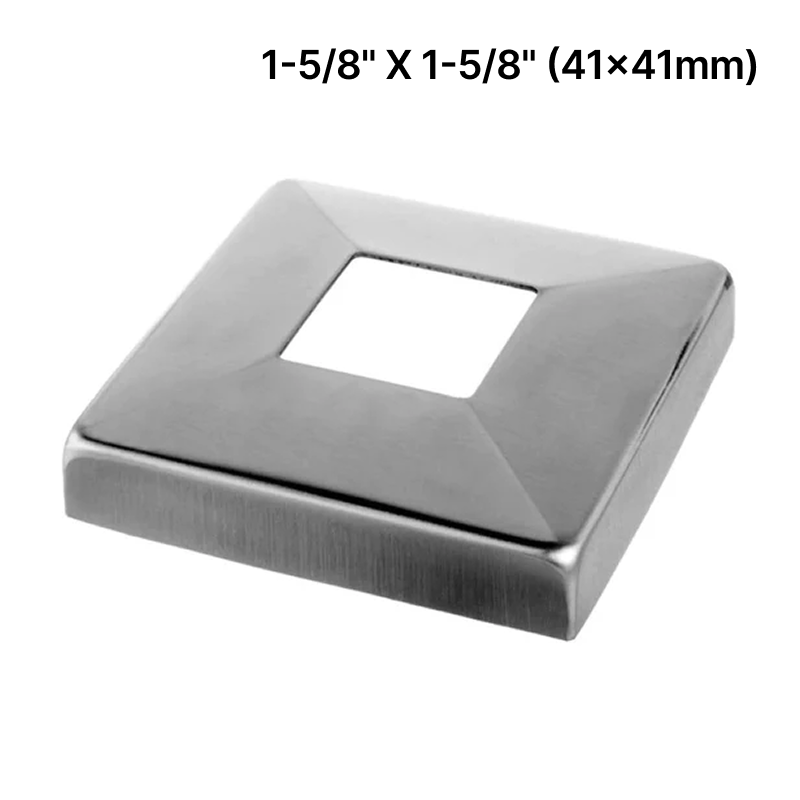 GGH Caprail - Cover Plate for 40mm Square Caprail