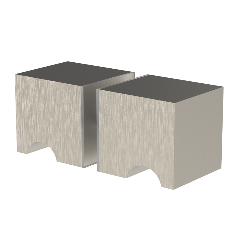 [DKSQ] GGH Glass Door Knob - Square Style Back to Back