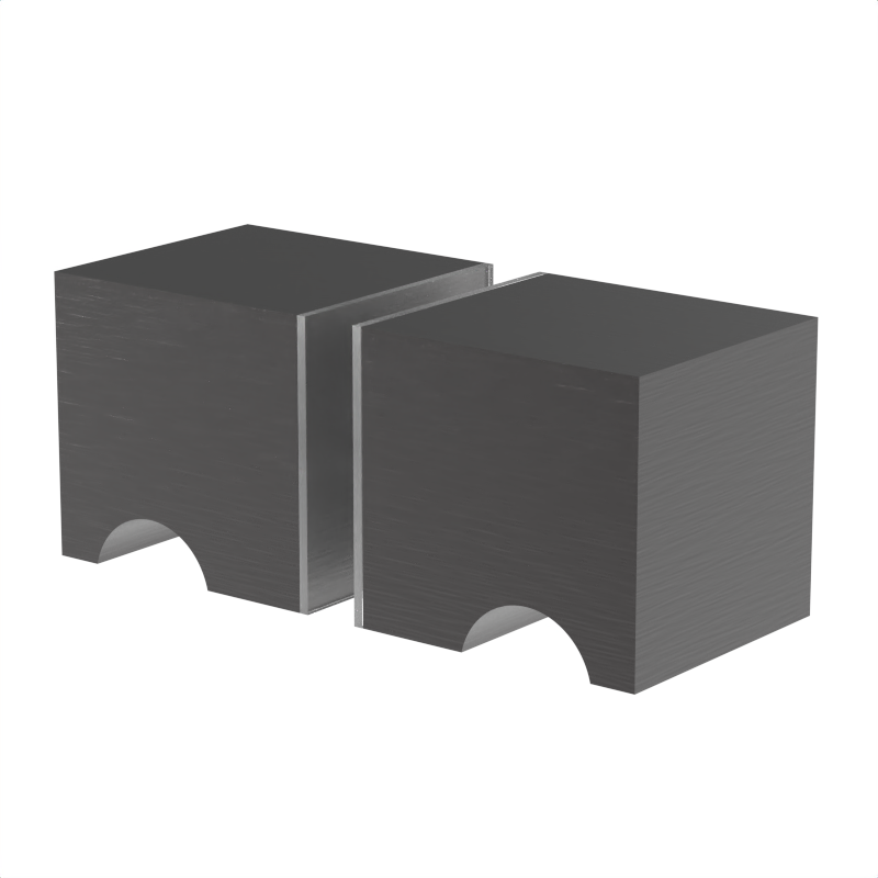[DKSQ] GGH Glass Door Knob - Square Style Back to Back