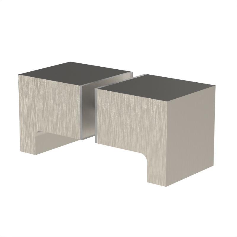 [DKSQ2] GGH Glass Door Knob - SQ2 Style back to Back paddle