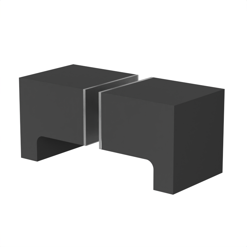 [DKSQ2] GGH Glass Door Knob - SQ2 Style back to Back paddle