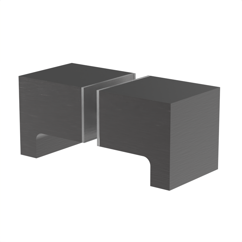 [DKSQ2] GGH Glass Door Knob - SQ2 Style back to Back paddle