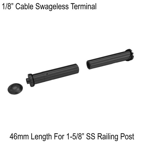 GGH Cable Rail - Cable End - Fixed for 1-5/8"
