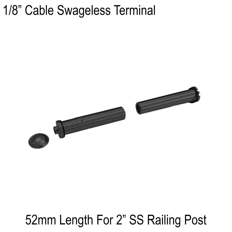 [GCSEND50SS] CRS Series GGH Cable Rail - Cable End - Fixed for 2"
