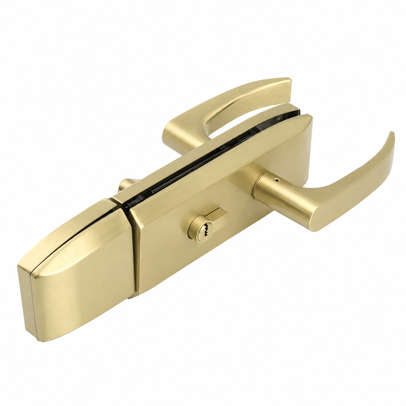 GGH Glass Door Lock - Glass Mount - Mounted Latch