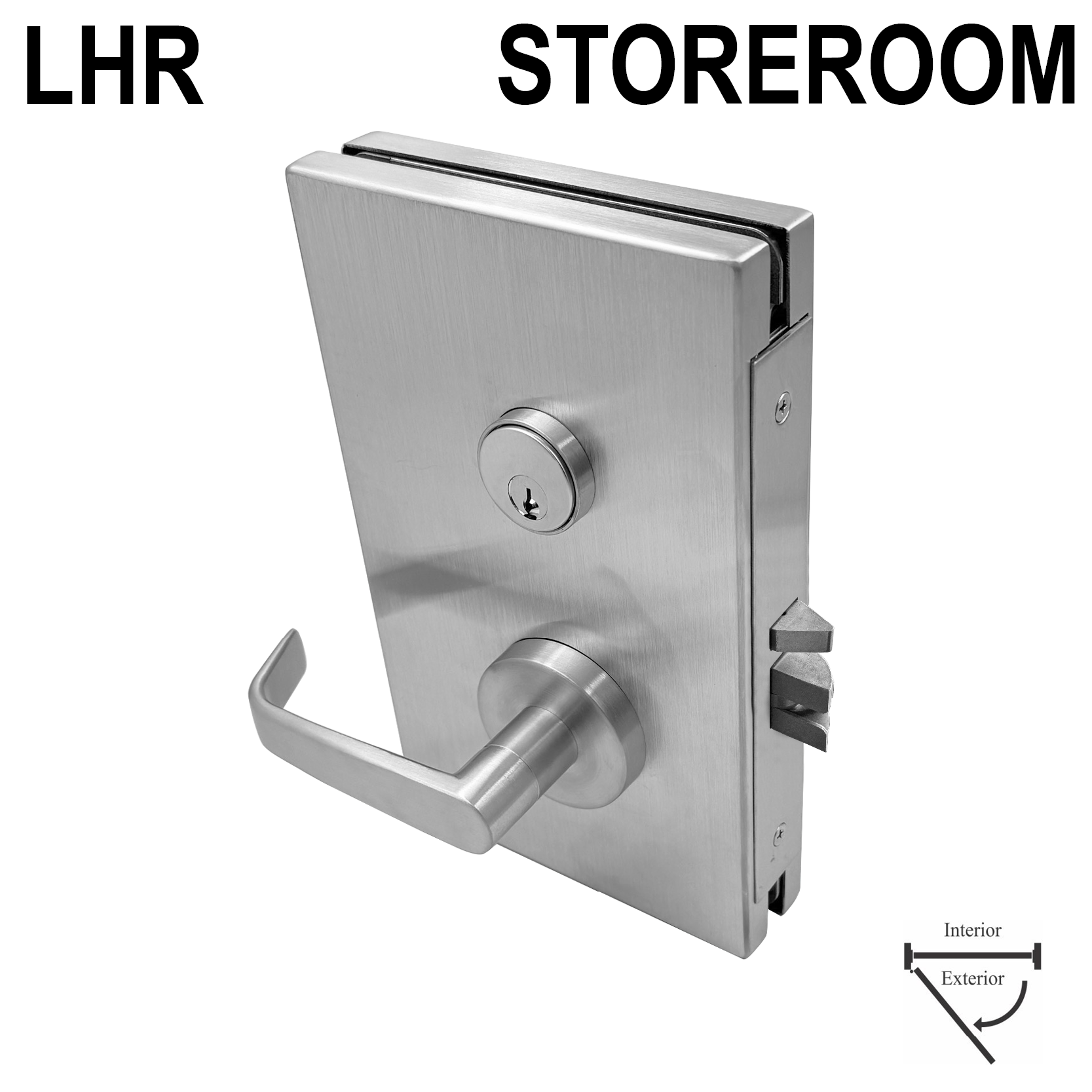 [GDLCSOUTL] GDL Series GGH Commercial Center Lock - Storeroom Version - Outswing, Left Hand (LHR)