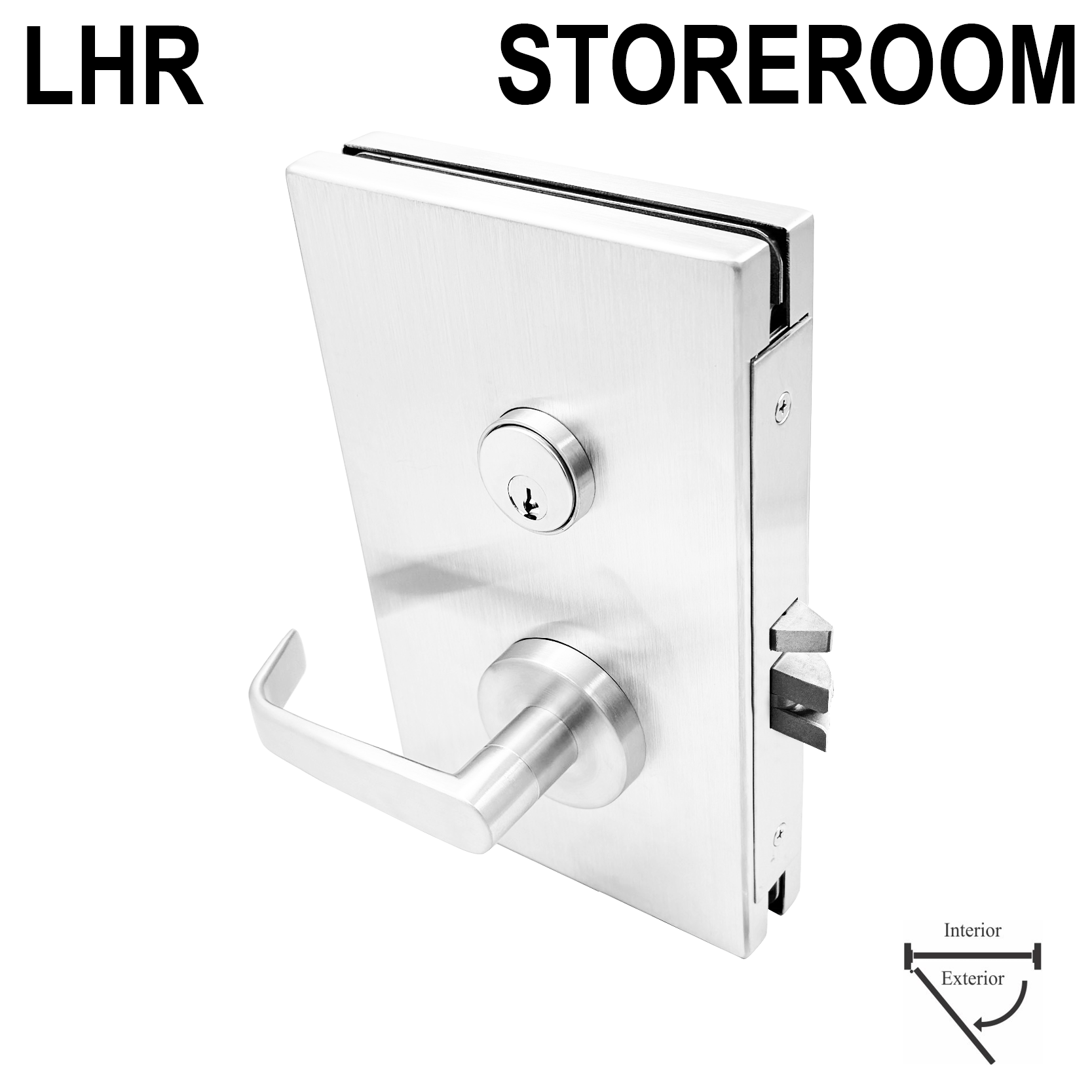 [GDLCSOUTL] GDL Series GGH Commercial Center Lock - Storeroom Version - Outswing, Left Hand (LHR)