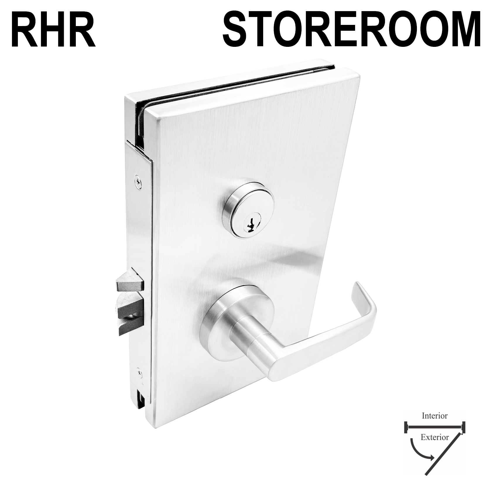 [GDLCSOUTR] GDL Series GGH Commercial Center Lock - Storeroom Version - Outswing, Right Hand (RHR)