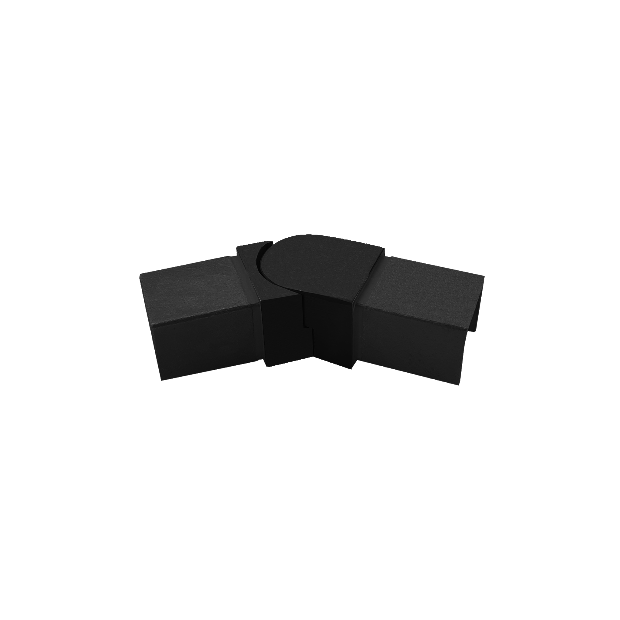 [CE1X1ADJ135H] CRAIL Series GGH Caprail - Elbow - 1 X 1" Square - Adj. 135° Horizontal