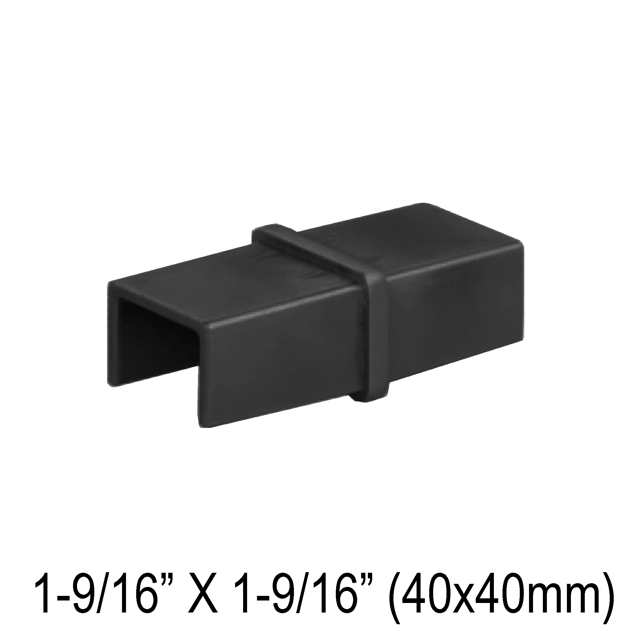 [CE40F180] CRAIL Series GGH Caprail - Elbow - 40mm Square - Fixed 180°