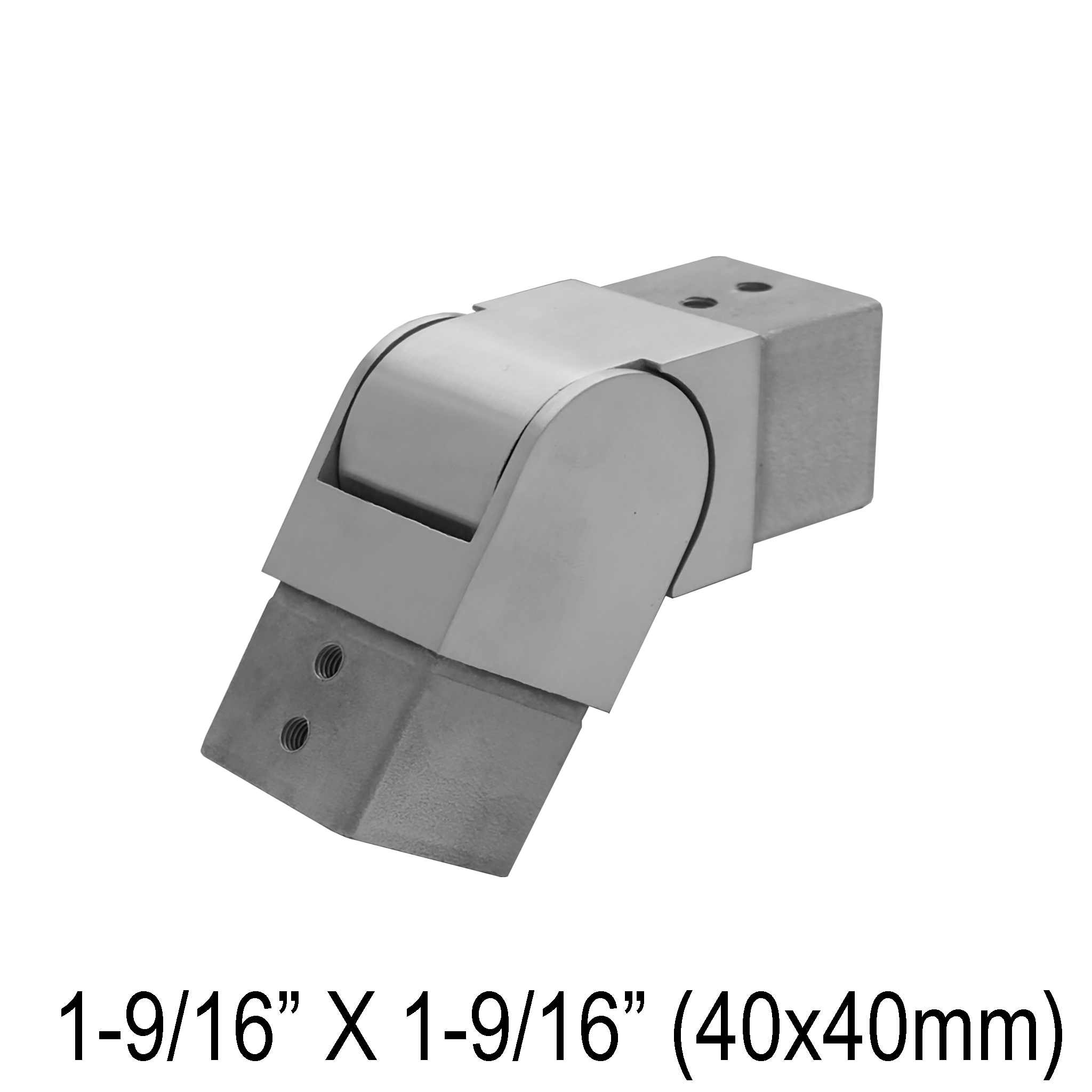 [CE40ADJDN] CRAIL Series GGH Caprail - Elbow - 40mm Square - Adjustable Downward
