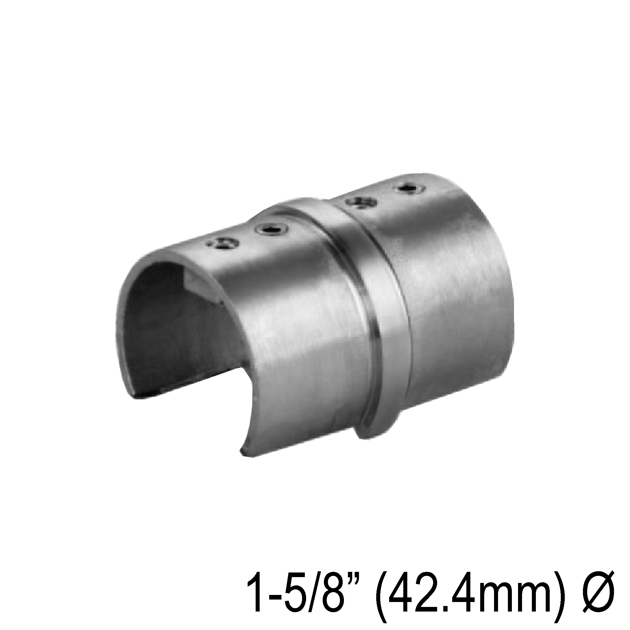 [CE42.4F180] CRAIL Series GGH Caprail - Elbow - 42.4mm Round - Fixed 180°