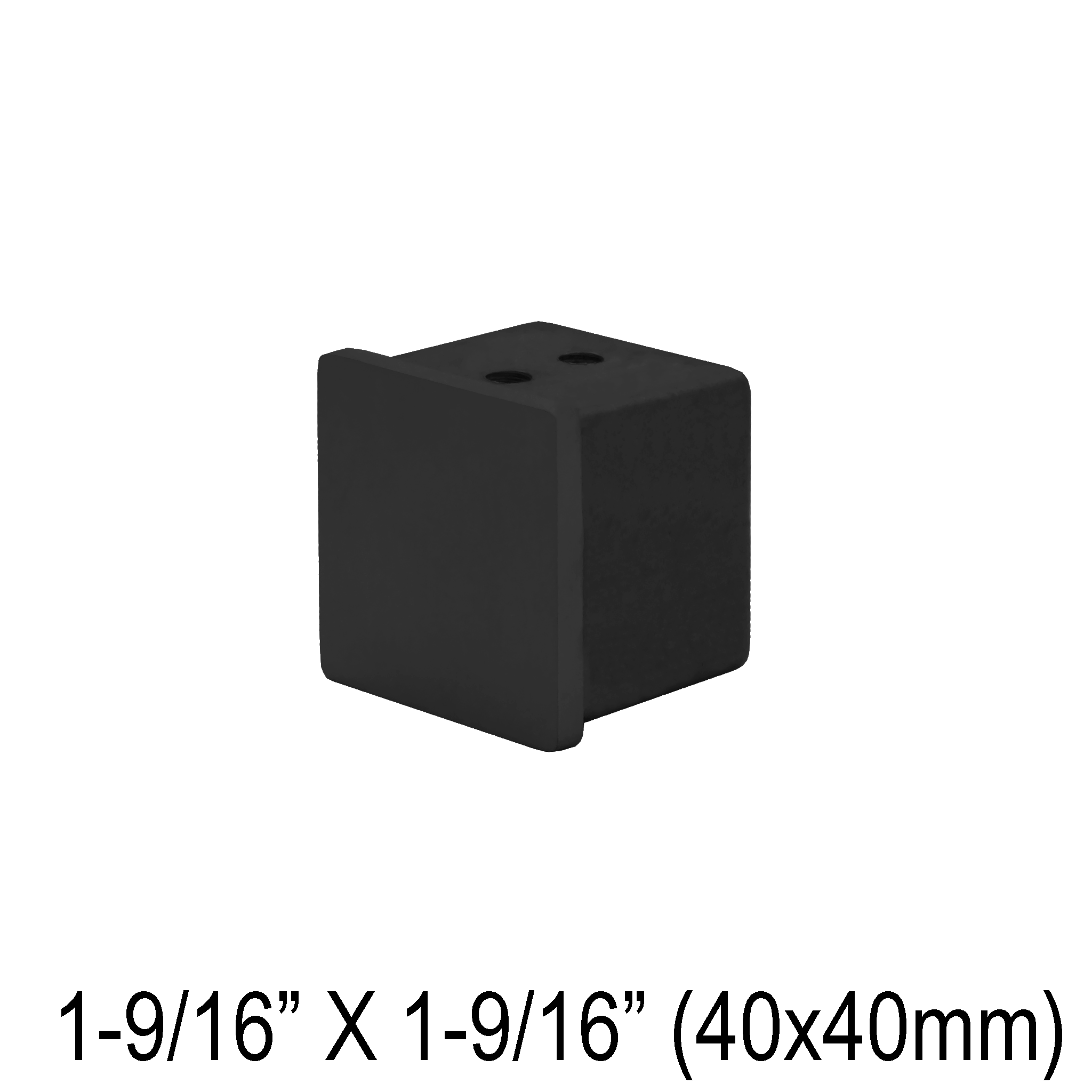 [CEND40SQ] CRAIL Series GGH Caprail - Endcap - 40mm Square