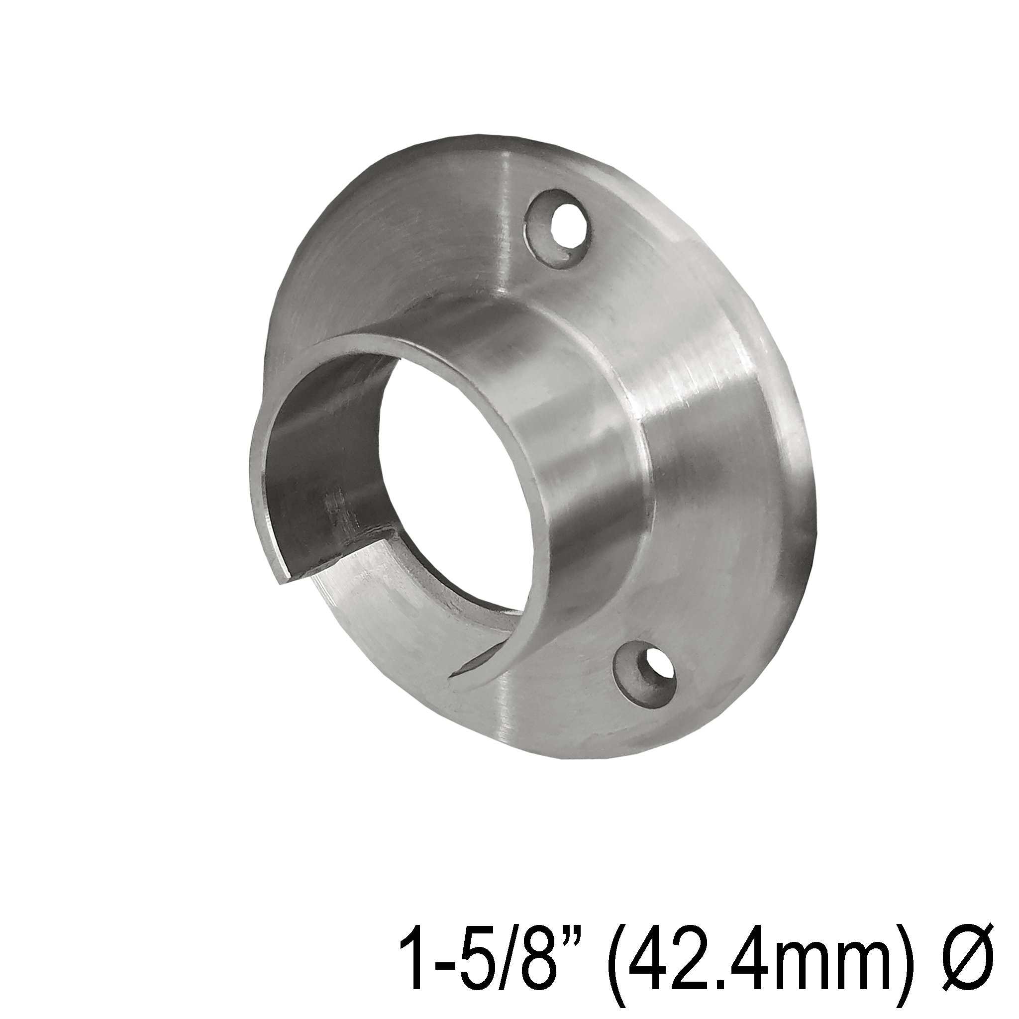 [WFC42.4] CRAIL Series GGH Caprail - Wall Mount Flange for 42.4mm Round Caprail