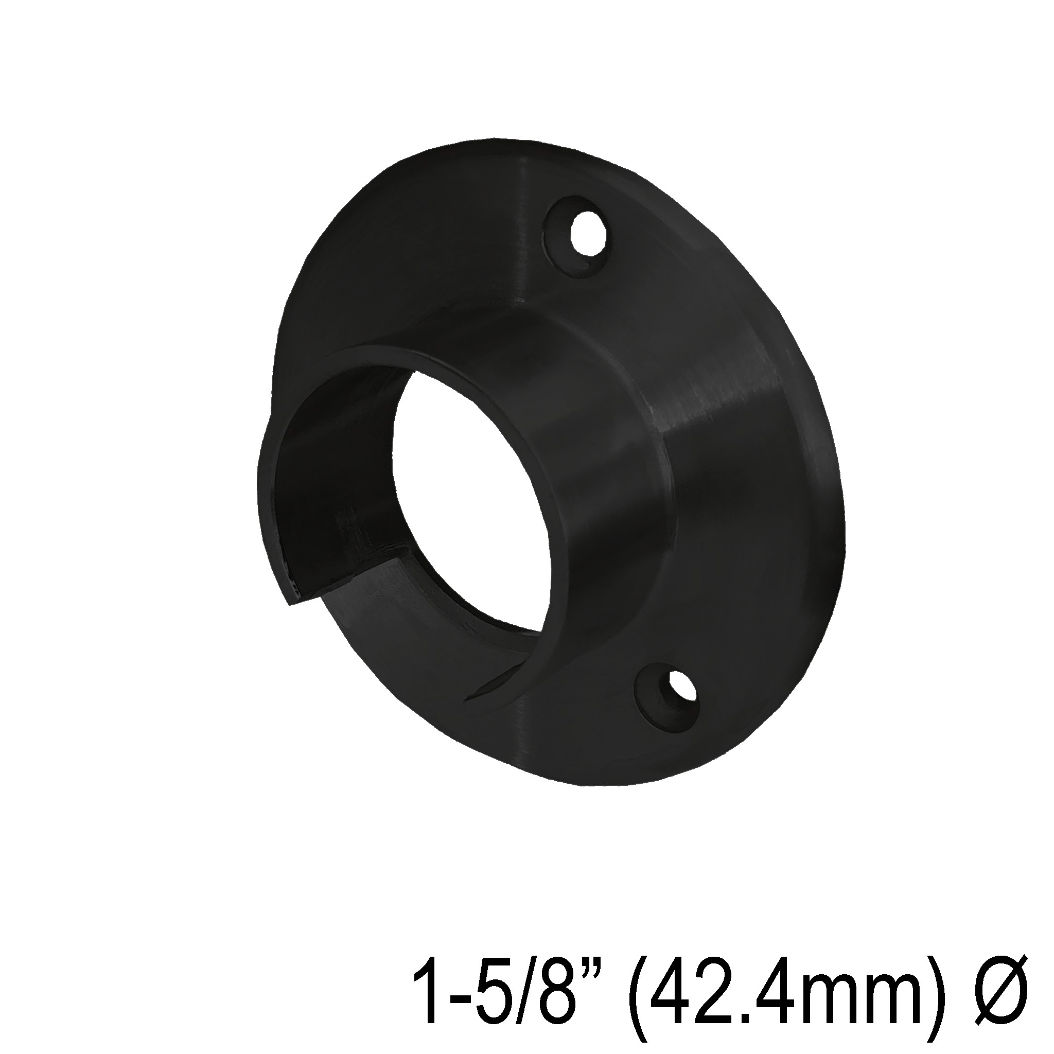 [WFC42.4] CRAIL Series GGH Caprail - Wall Mount Flange for 42.4mm Round Caprail