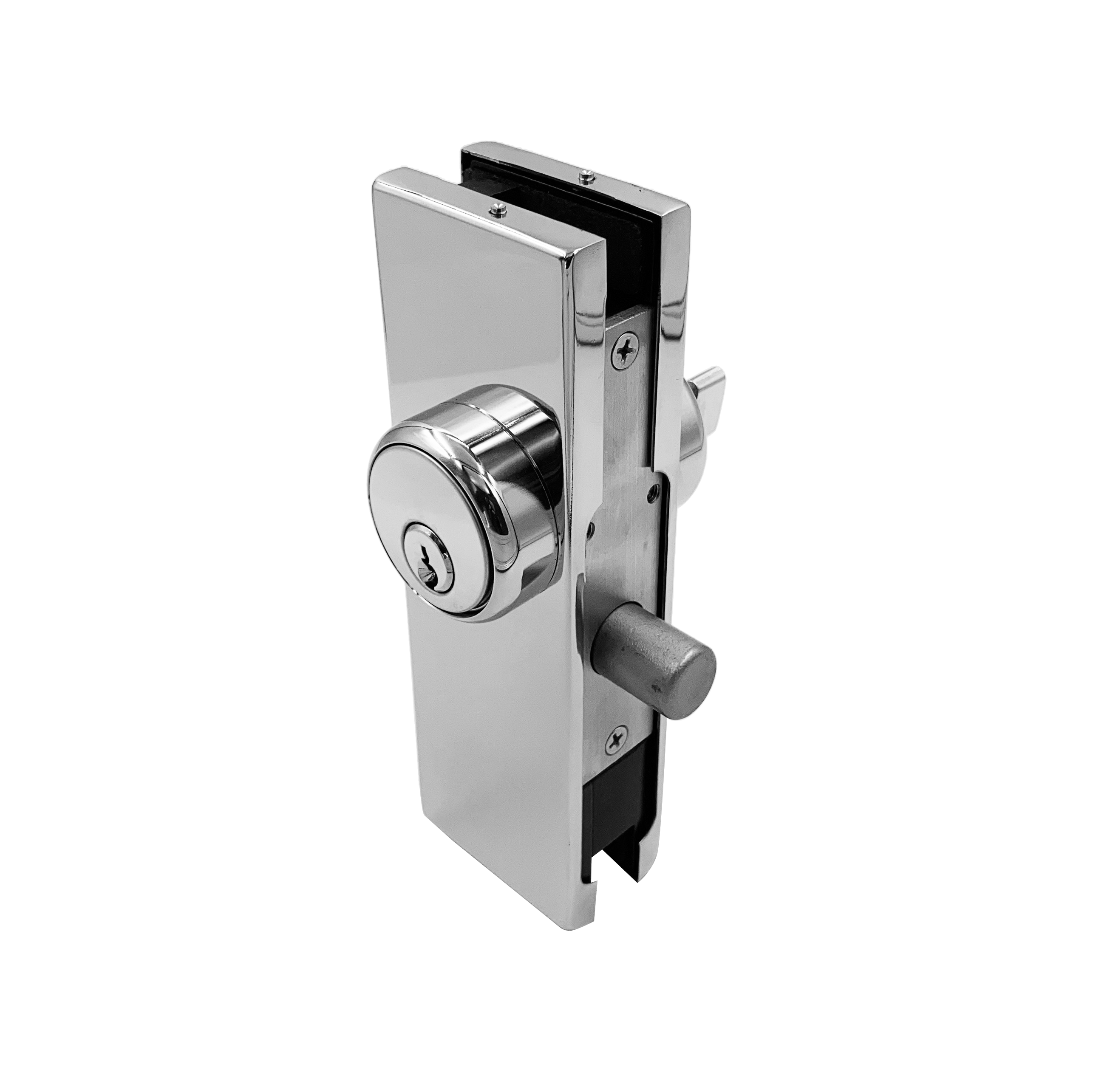 [GDLUS] GDL Series GGH Glass Door Lock - Patch Lock With American Style Cylinder