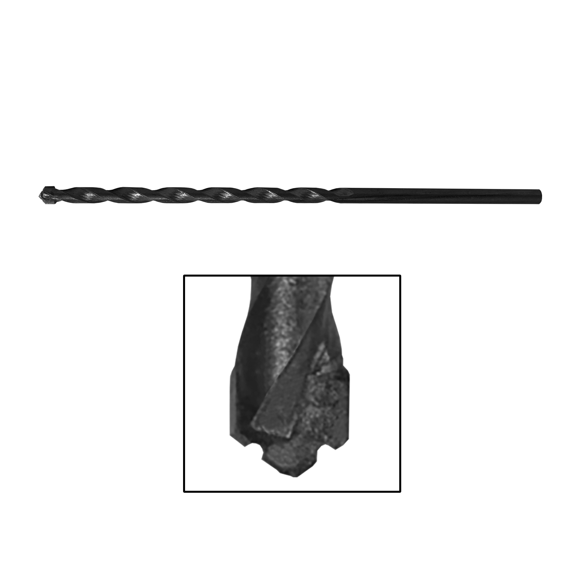 [GBIT-3/16X6] SHARP Series GGH Drill Bit - 3/16" X 6" G.O.A.T. Carbide V-Tip Multi-Purpose