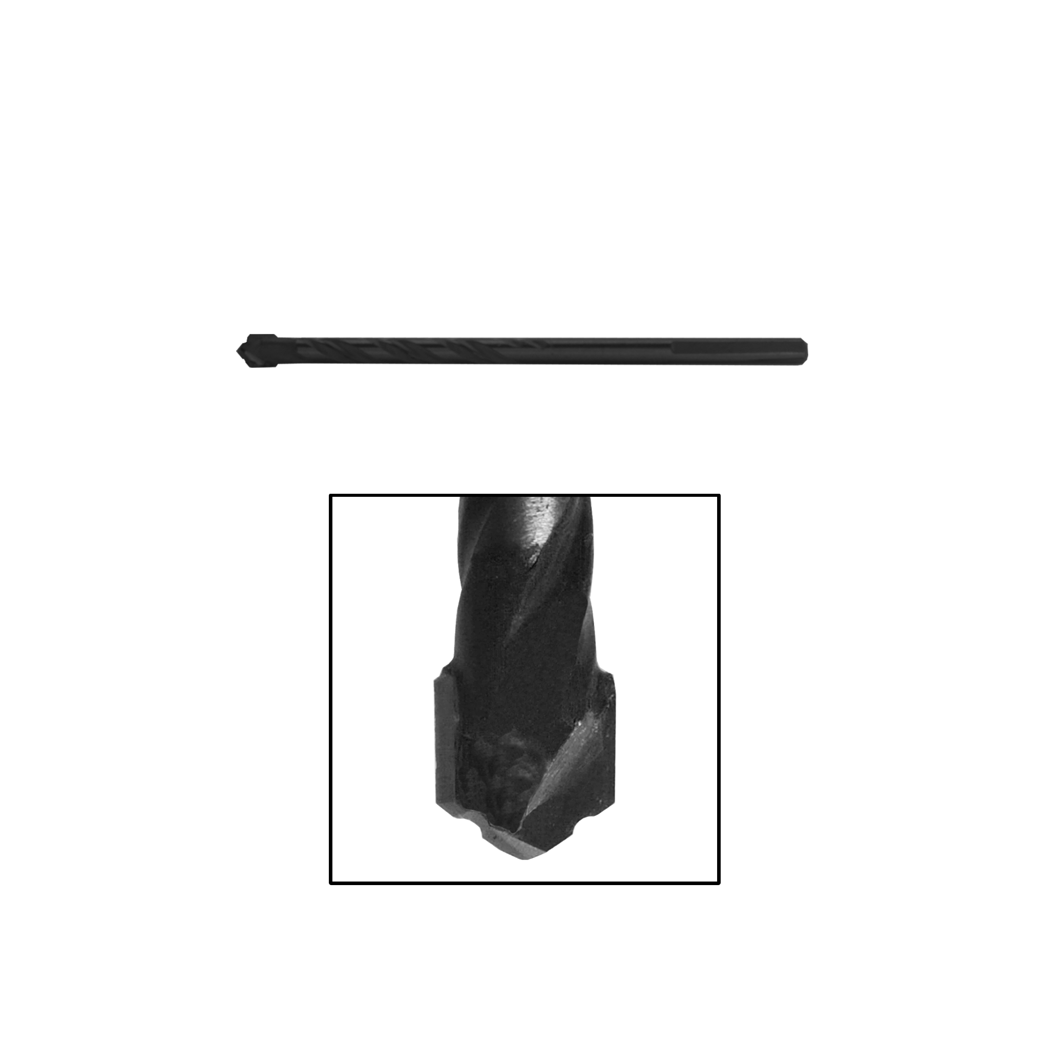 [GBIT-5/32X4] SHARP Series GGH Drill Bit - 5/32" X 4" Carbide V-Tip Multi-Purpose Drill Bit