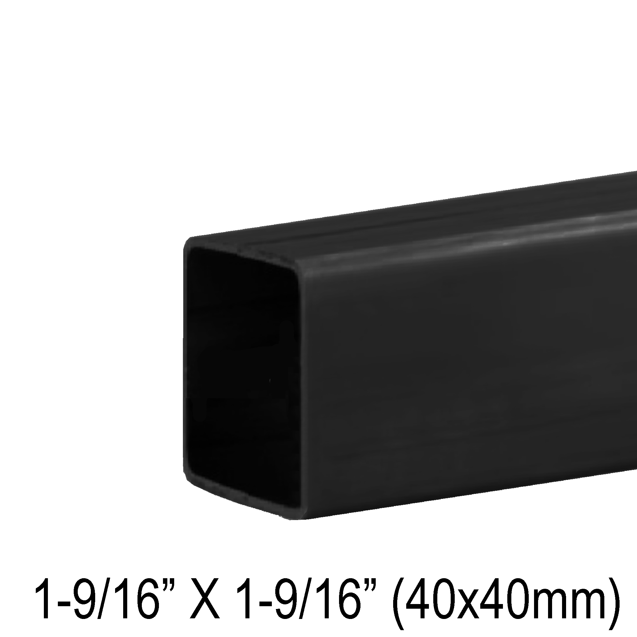 [HR40SQ] HRAIL Series GGH Handrail - 19' - 40mm Square
