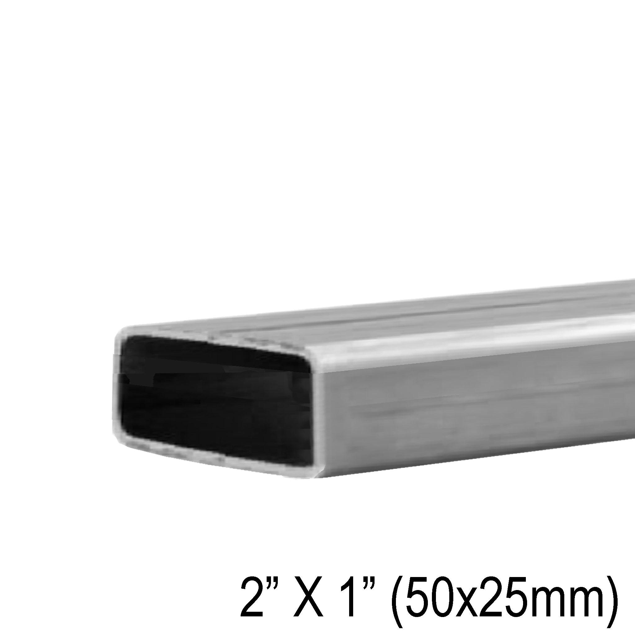 [HR2X1] HRAIL Series GGH Handrail - 19' - 2 x 1" Rectangular